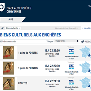 Des pointes et des costumes de l'Opéra de Nice à acheter aux enchères !