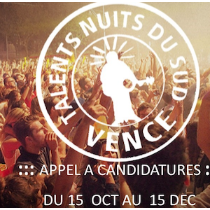 Appel à candidature ouvert pour le 10ème Concours Talents Nuits du Sud 
