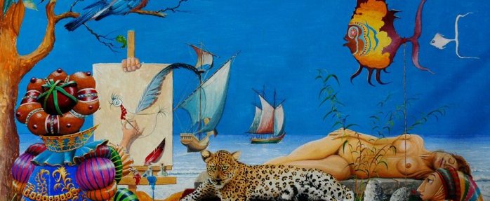 Le peintre animalier et son modèle