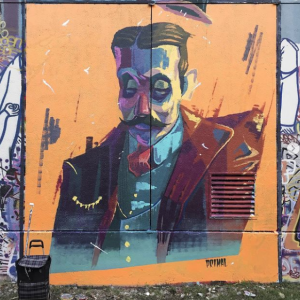 Primal présentera son oeuve streetart sur le MUR de Mouans Sartoux le 12 février