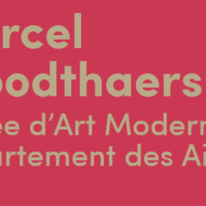 Marcel Broodthaers au quai Conti