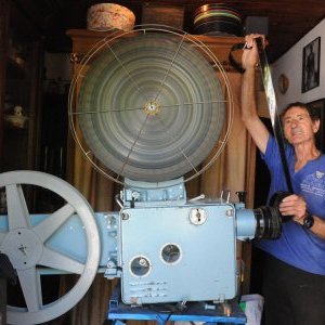 Émile Martin, projectionniste à l'ancienne et mémoire de la Victorine