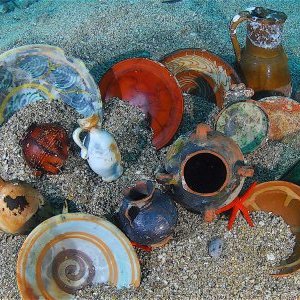 Les Vestiges archéologiques sous-marins de la Méditerranée exposés à Menton