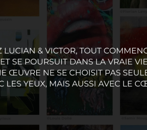 À Nice "Lucian & Victor", la galerie digitale & humaine qui réinvente l'achat d'art
