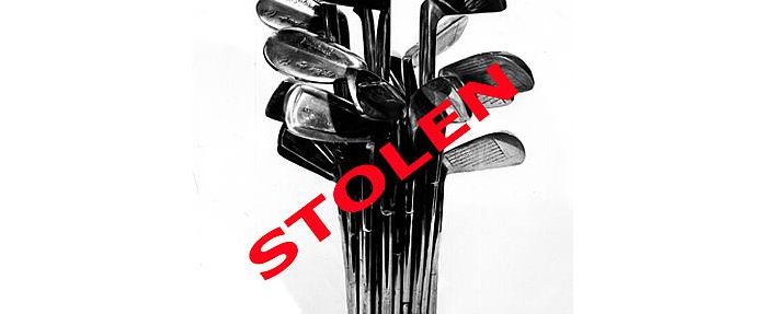 Arman Clubs de golf stolen