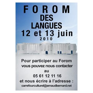 TOULOUSE : 19 ème édition du "Forom" des langues du monde
